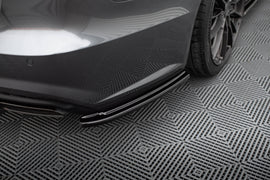 Splitter Laterali Posteriori V.1 compatibili con Audi A6 / S6 S-line C7 Facelift (2014-2017)