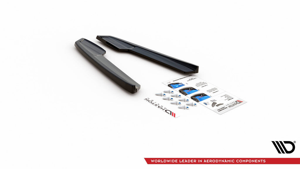 Splitter Laterali Posteriori V.1 compatibili con Audi RS6 C8 / C8 Facelift (2018-)