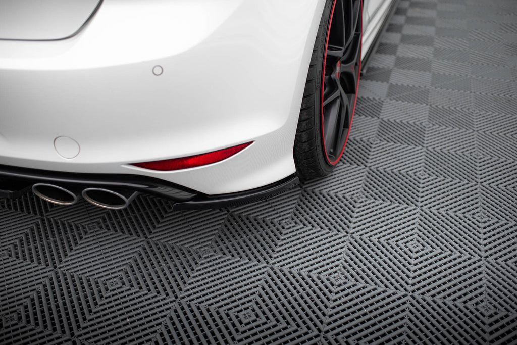 Splitter Laterali Posteriori V.1 compatibili con Volkswagen Golf R / R-Line Mk7 (2013-2016)