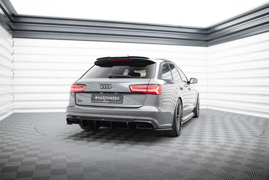 Splitter Laterali Posteriori V.2 Audi S6 A6 S-line C7 Facelift Maxton Design