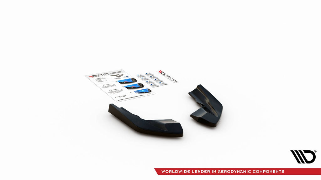 Splitter Laterali Posteriori V.2 Volkswagen Golf R Hatchback Mk8 (2019-2024)