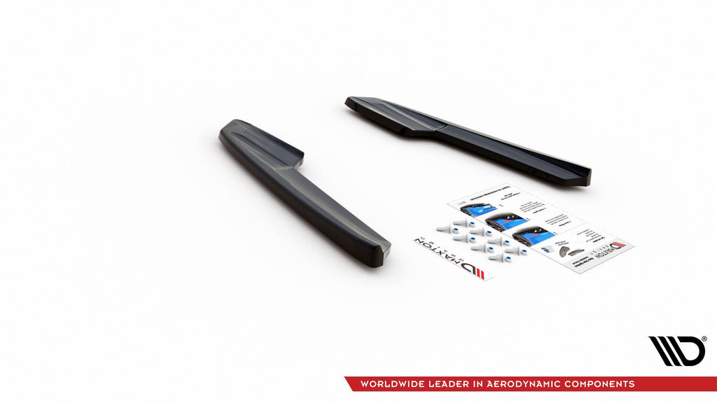 Splitter Laterali Posteriori V.2 compatibili con Audi RS6 C8 / C8 Facelift (2018-)