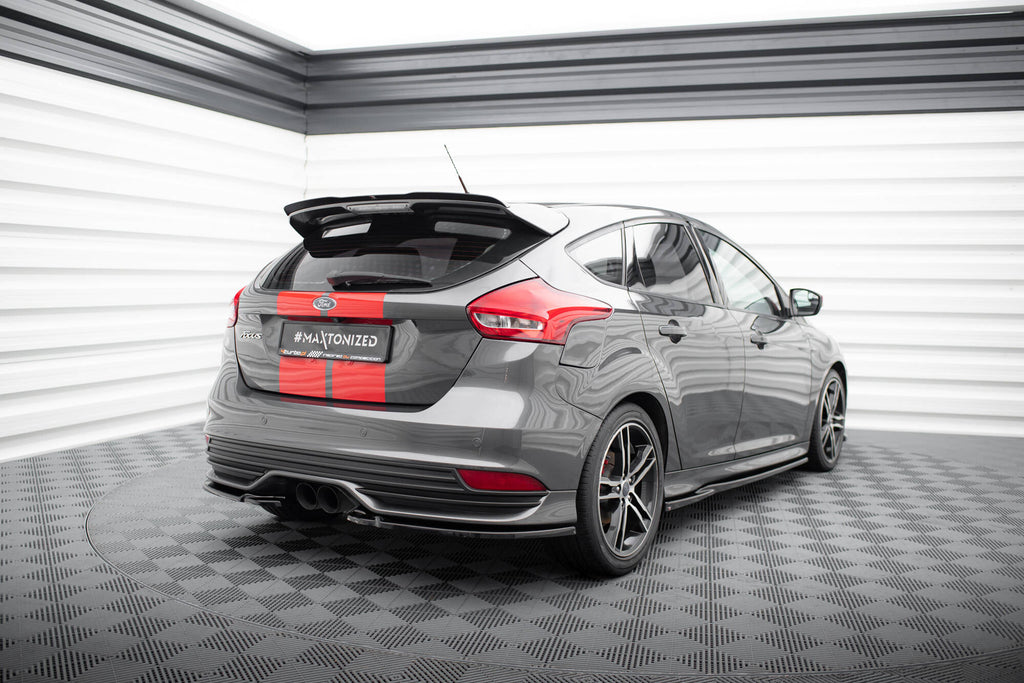 Splitter Laterali Posteriori V.2 compatibili con Ford Focus ST Mk3 Facelift (2015-2018)