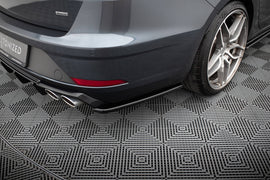 Splitter Laterali Posteriori V.2 compatibili con Seat Leon Cupra Sportstourer Mk3 Facelift (2017-2020)