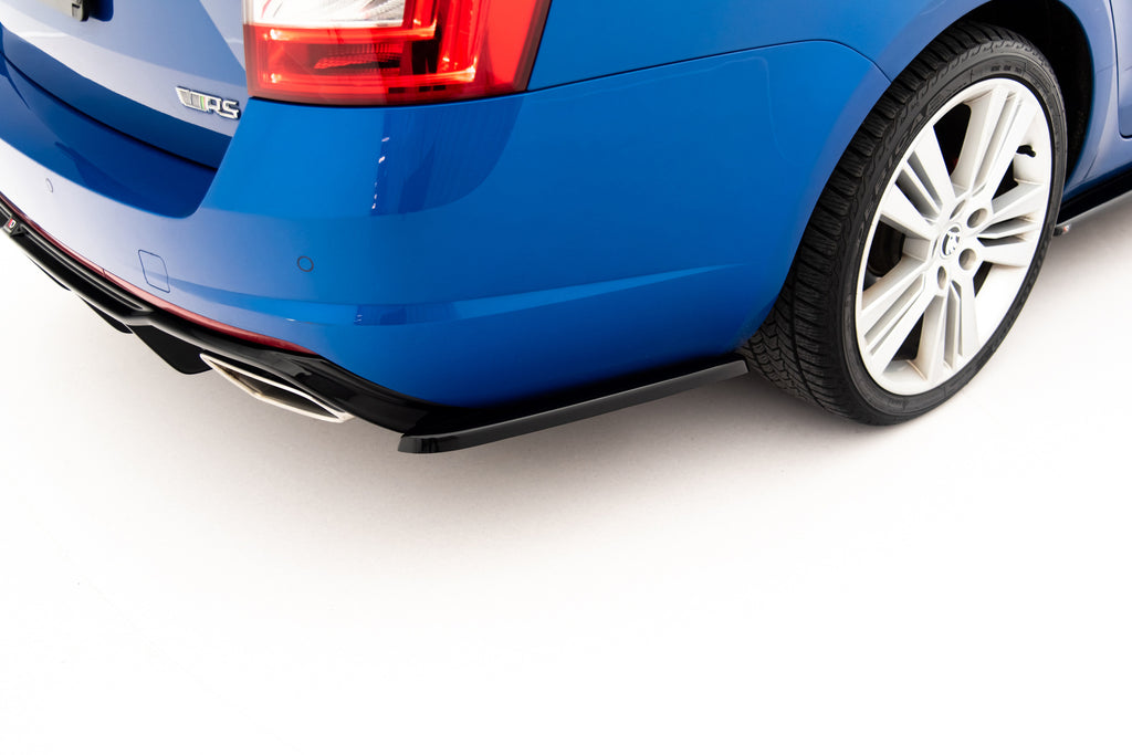 Splitter Laterali Posteriori V.2 compatibili con Skoda Octavia RS Mk3 / Mk3 Facelift (2013-2019)