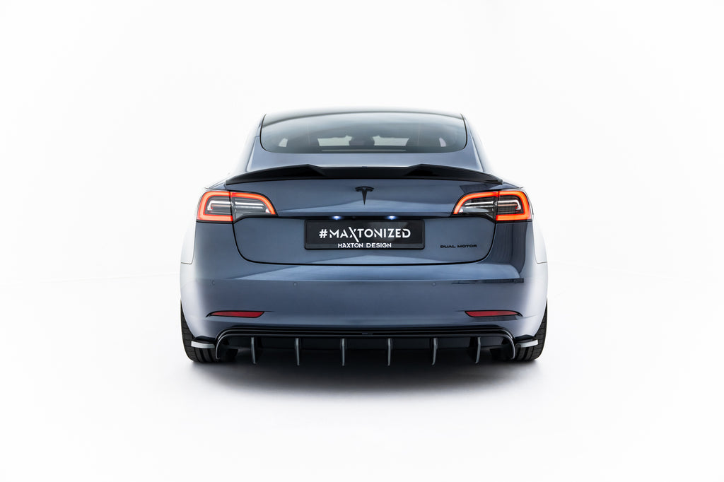 Splitter Laterali Posteriori V.2 compatibili con Tesla Model 3 Mk1 (2017-2023)