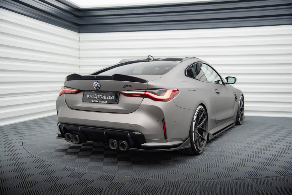Splitter laterale posteriore BMW M4 G82 dettaglio