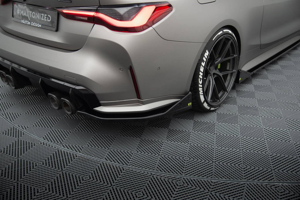 Angolo paraurti posteriore BMW M4 con splitter Maxton