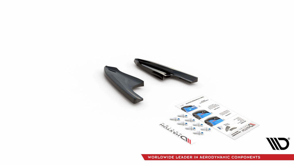 Splitter Laterali Posteriori V.3 compatibili con Volkswagen Golf R Hatchback Mk8 (2020-2024)
