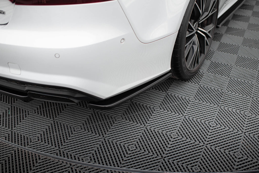 Splitter Laterali Posteriori compatibili con Audi A7 S-Line C7 Facelift (2014-2017)