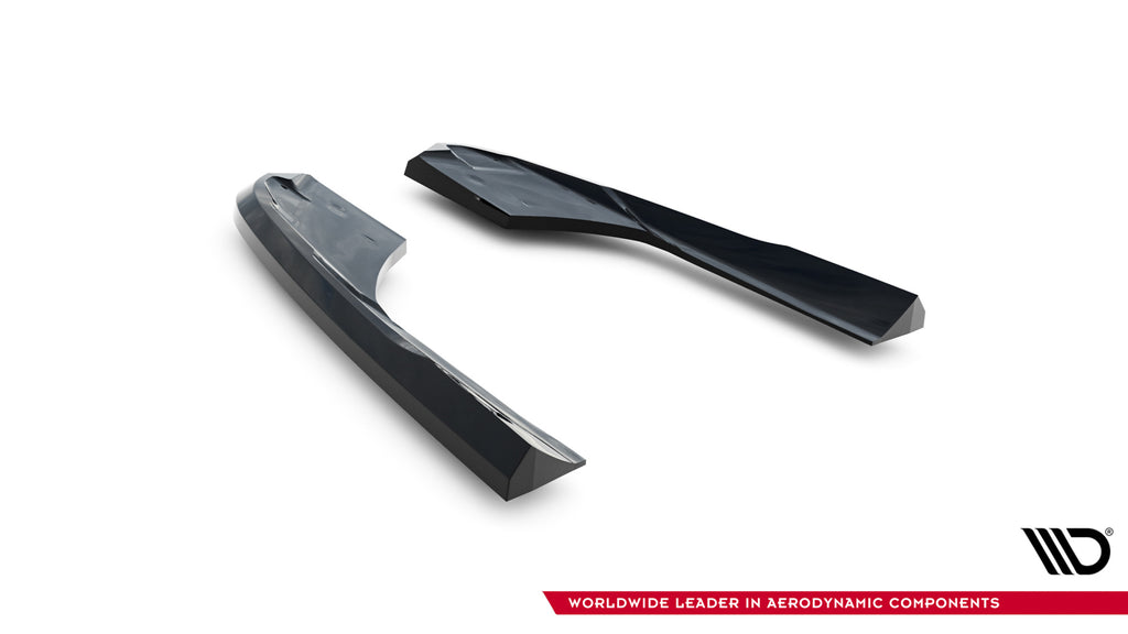 Splitter Laterali Posteriori compatibili con Audi RS3 Sedan 8V Facelift (2016-2020)