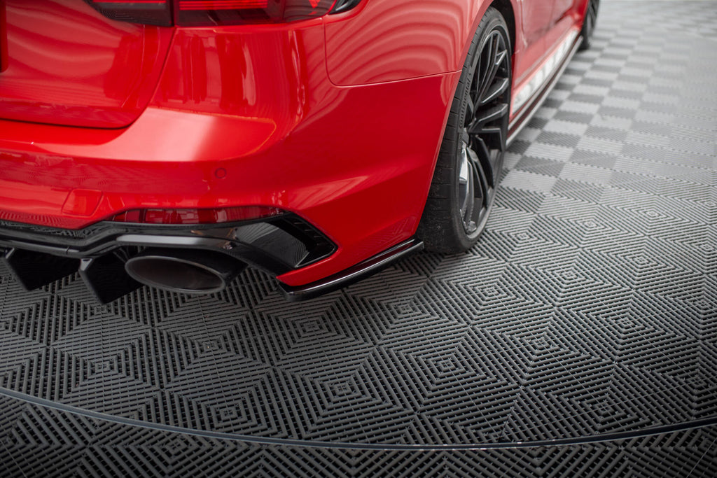 Splitter Laterali Posteriori compatibili con Audi RS4 B9 / B9 Facelift (2017-2024)