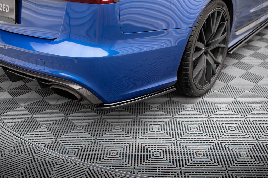 Splitter Laterali Posteriori compatibili con Audi RS6 C7 / C7 Facelift (2013-2017)