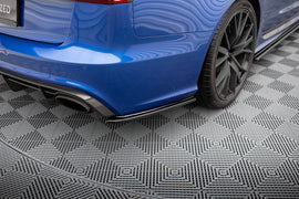 Splitter Laterali Posteriori compatibili con Audi RS6 C7 / C7 Facelift (2013-2017)