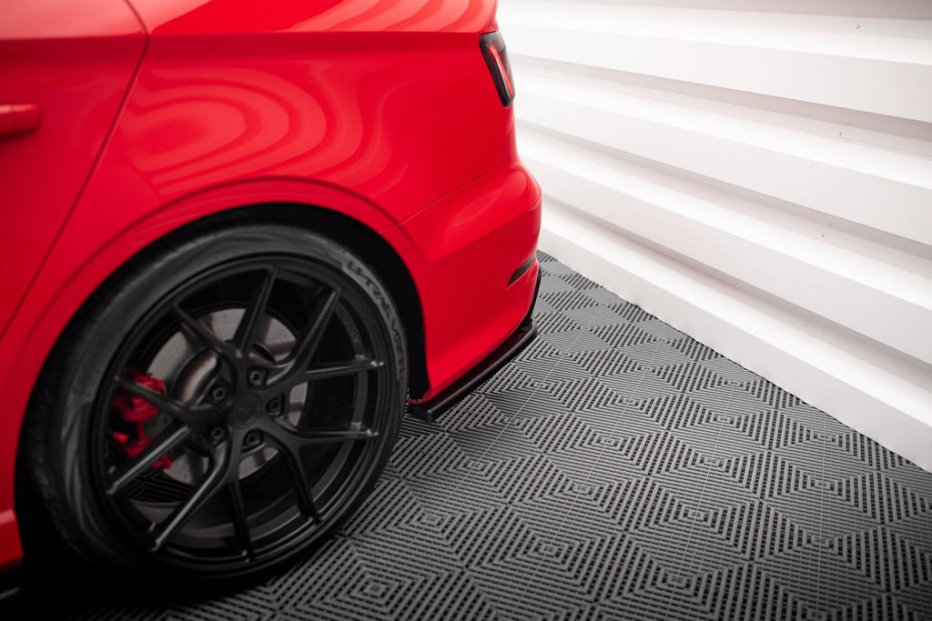 Splitter Laterali Posteriori compatibili con Audi S3 Sedan 8V (2013-2016)