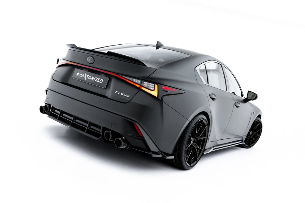 Splitter Laterali Posteriori compatibili con Lexus IS 500 Mk3 Facelift 2 (XE30) (2020-)