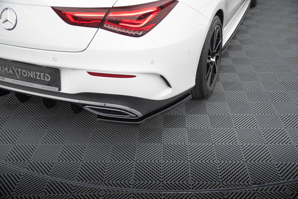 Splitter Laterali Posteriori compatibili con Mercedes-Benz CLA AMG-Line X118 (2019-2023)