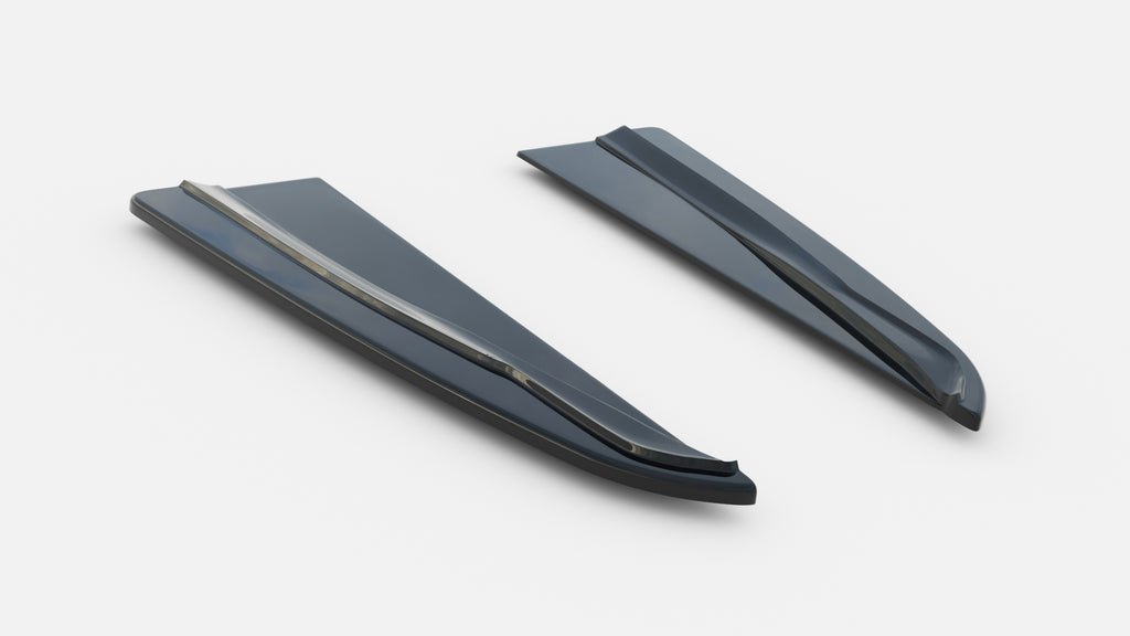 Splitter Laterali Posteriori compatibili con Mercedes-Benz CLS AMG-Line C218 (2011-2014)