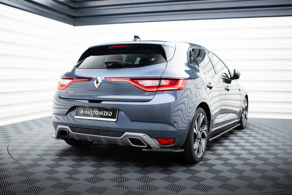 Splitter Laterali Posteriori compatibili con Renault Megane GT-Line Hatchback Mk4 (2016-2020)