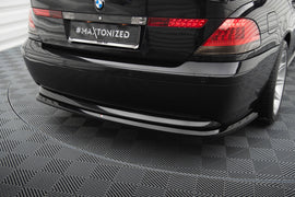 Splitter Posteriore Centrale Maxton Design compatibile con BMW Serie 7 E65