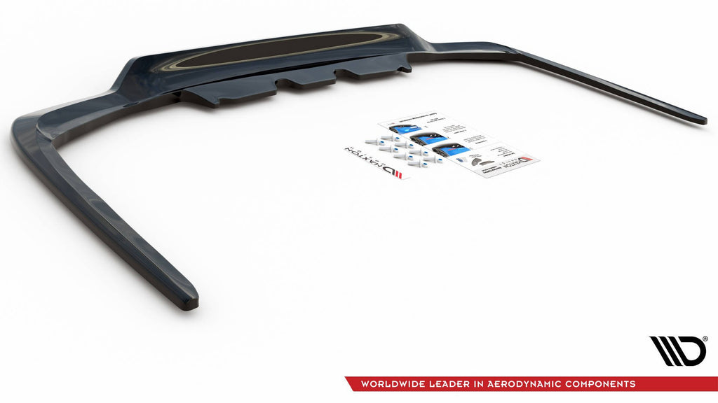Splitter Posteriore Centrale senza barre verticali Lexus LS Mk4 Facelift