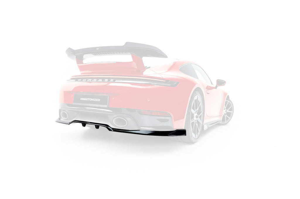 Splitter Posteriore Centrale Porsche 911 992 Facelift
