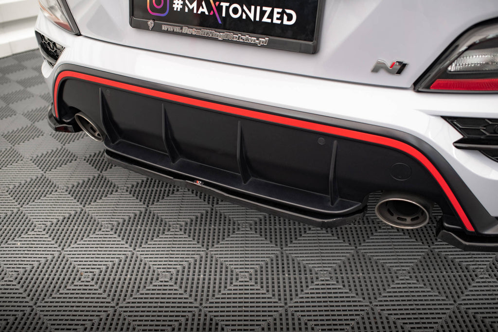 Splitter Posteriore Centrale Hyundai Kona N Mk1 vista posteriore