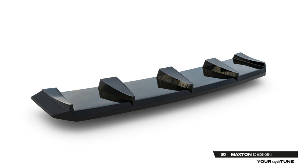 Splitter Posteriore Centrale compatibile con Lexus IS 500 Mk3 Facelift 2 (XE30) (2020-)