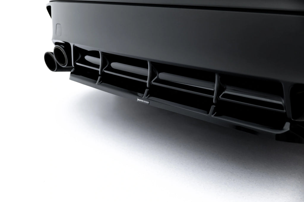 Splitter Posteriore Centrale compatibile con Lexus IS 500 Mk3 Facelift 2 (XE30) (2020-)