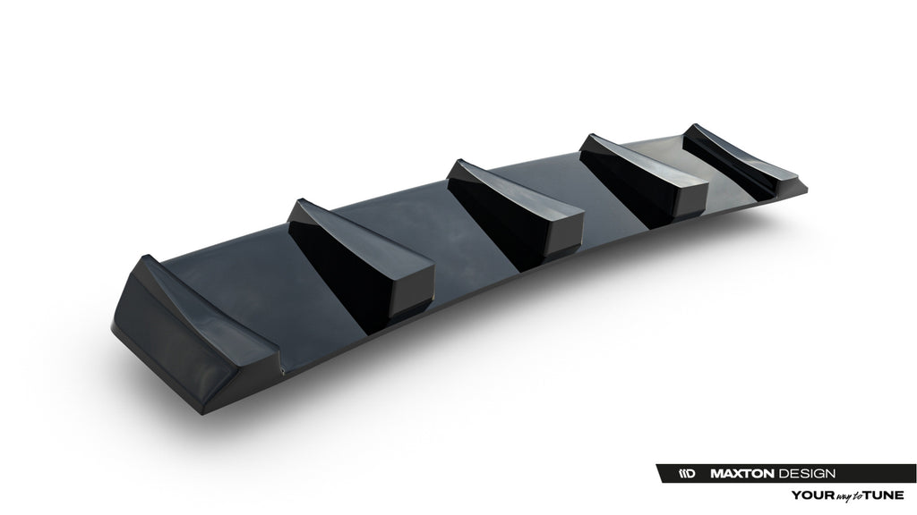Splitter Posteriore Centrale compatibile con Lexus IS 500 Mk3 Facelift 2 (XE30) (2020-)