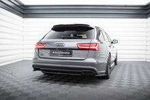 Splitter Posteriore Centrale compatibile con Audi A6 / S6 S-line C7 Facelift (2014-2017)