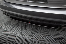 Splitter Posteriore Centrale compatibile con Audi A6 / S6 S-line C7 Facelift (2014-2017)