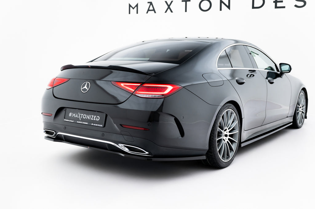 Splitter Posteriore Centrale compatibile con Mercedes-Benz CLS AMG-Line C257 (2018-2021)