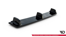 Splitter Posteriore Centrale con Barre Verticali Volkswagen Golf R Mk7 (2013-2016)