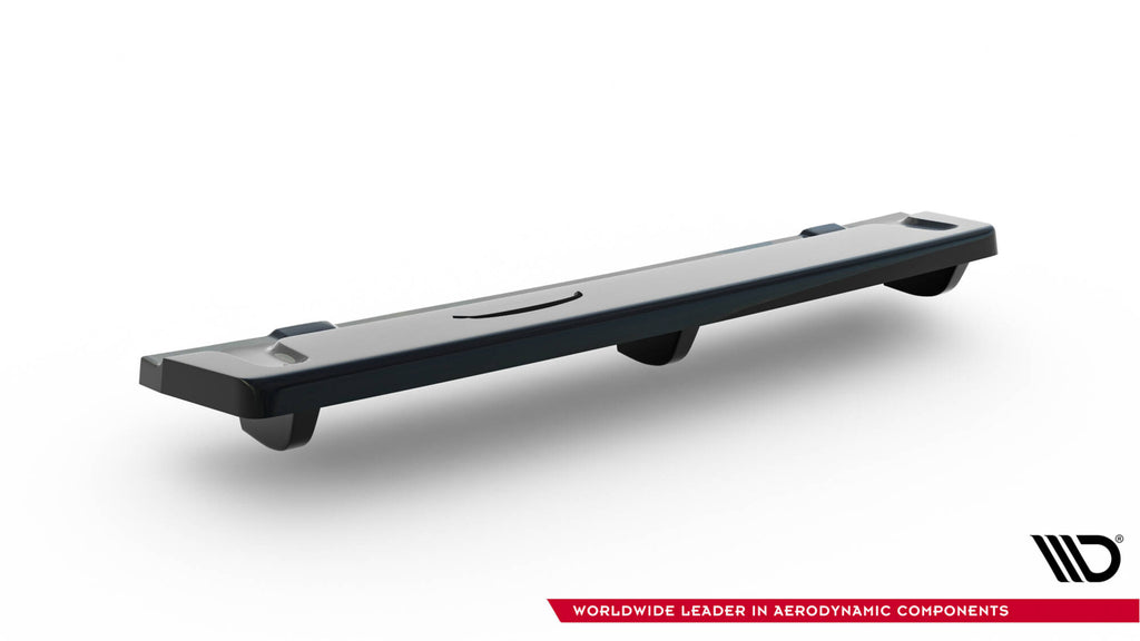 Splitter Posteriore Centrale con Barre Verticali Volkswagen Golf R Mk7 (2013-2016)