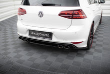 Splitter Posteriore Centrale con Barre Verticali Volkswagen Golf R Mk7 (2013-2016)