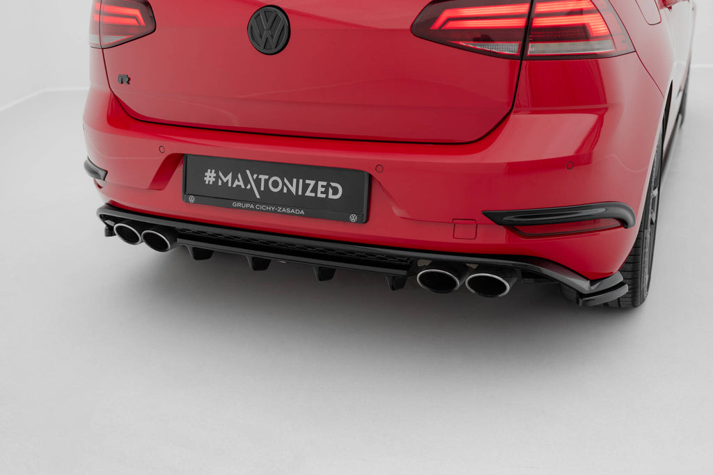 Splitter Posteriore Centrale Volkswagen Golf R Hatchback Mk7 Facelift (2016-2020)