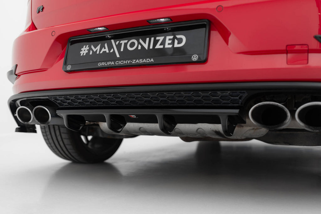 Splitter Posteriore Centrale Volkswagen Golf R Hatchback Mk7 Facelift (2016-2020)