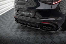 Carica l'immagine nel visualizzatore di Gallery, Splitter Posteriore Centrale con Barre Verticali Alfa Romeo Stelvio Quadrifoglio Mk1