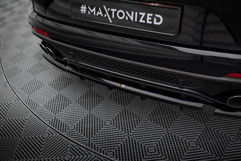 Splitter Posteriore Centrale con Barre Verticali Alfa Romeo Stelvio Quadrifoglio Mk1