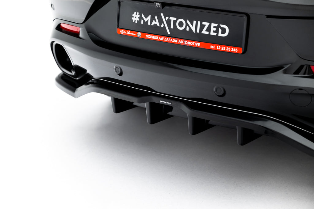 Splitter Posteriore Centrale con Barre Verticali Alfa Romeo Tonale Mk1