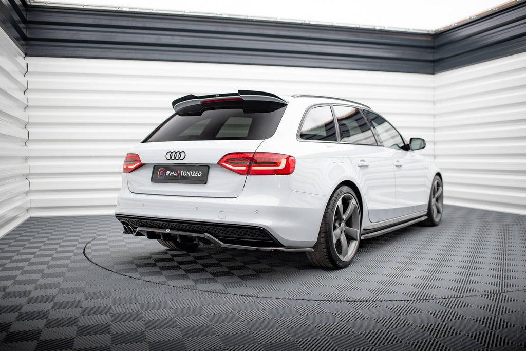 Splitter Posteriore Centrale con Barre Verticali Audi A4 Competition B8 Facelift Maxton Design