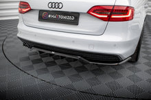 Carica l'immagine nel visualizzatore di Gallery, Splitter Posteriore Centrale con Barre Verticali Audi A4 Competition B8 Facelift Maxton Design
