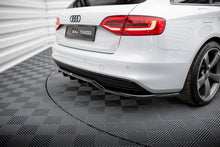 Carica l'immagine nel visualizzatore di Gallery, Splitter Posteriore Centrale con Barre Verticali Audi A4 Competition B8 Facelift Maxton Design