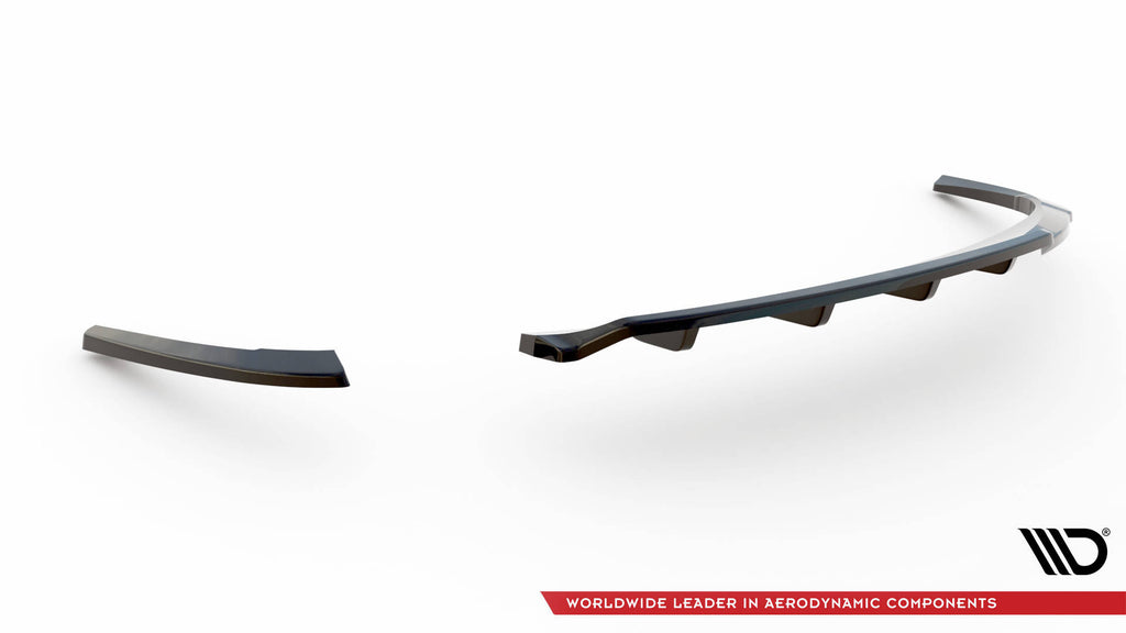 Splitter Posteriore Centrale (con barre verticali) Audi A5 Coupé 8T Facelift