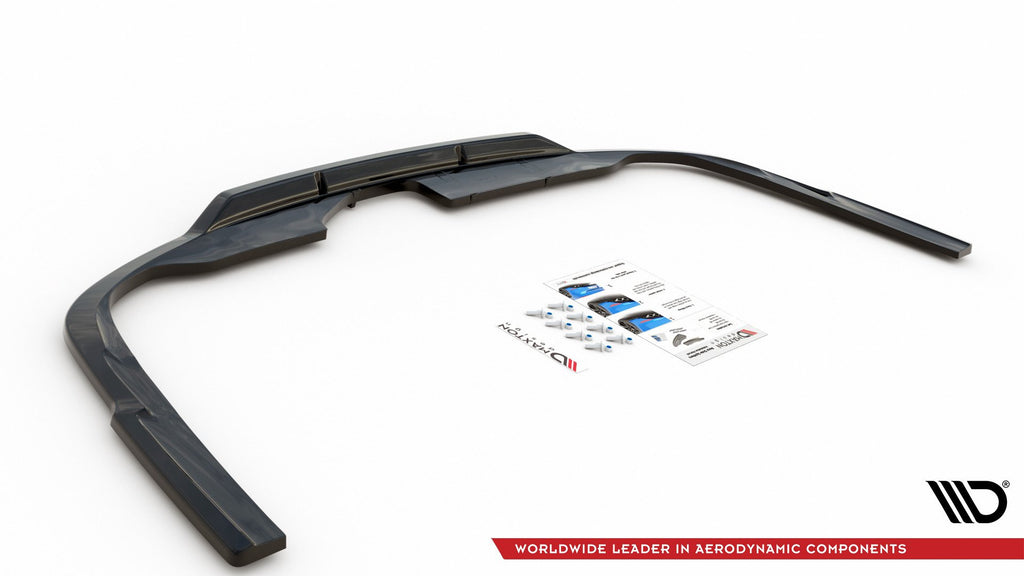 Splitter posteriore centrale con barre verticali Maxton Design Audi A6 S-Line C8