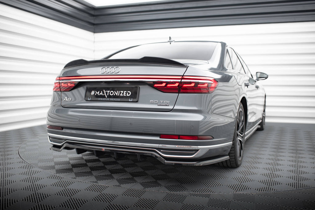 Splitter posteriore centrale con barre verticali Maxton Design Audi A8 D5