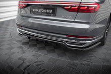 Carica l'immagine nel visualizzatore di Gallery, Splitter posteriore centrale con barre verticali Maxton Design Audi A8 D5