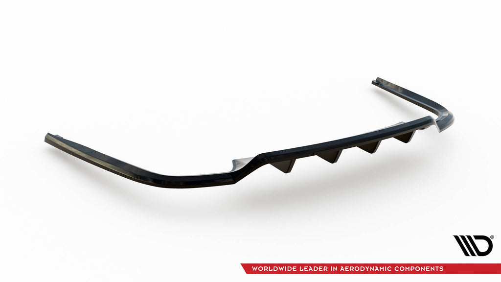 Splitter posteriore centrale con barre verticali Maxton Design Audi A8 D5