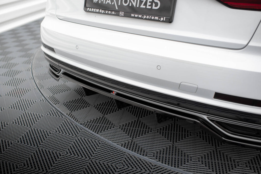 Splitter Posteriore Centrale con Barre Verticali Audi A8 S-Line D5